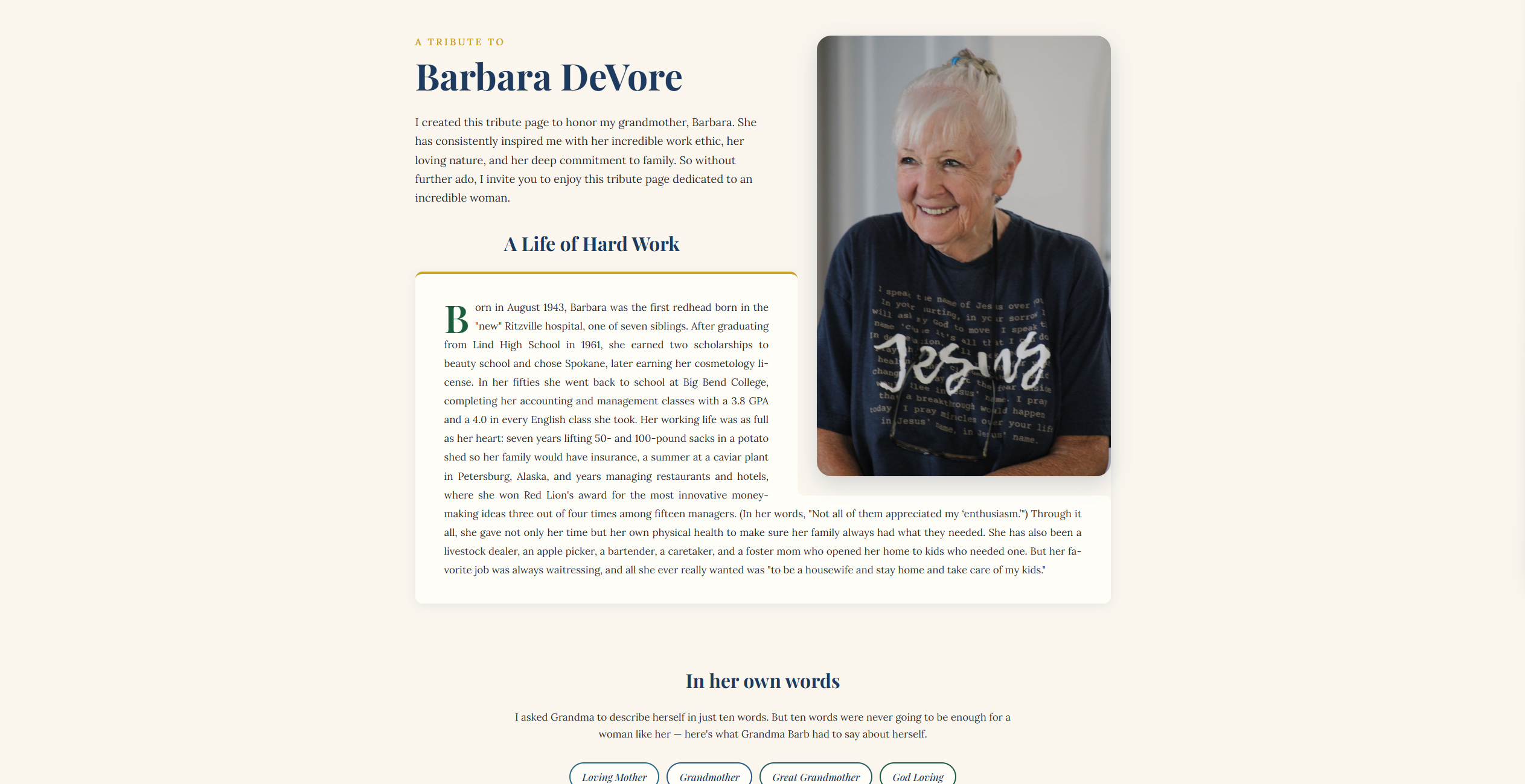 Tribute DeVore Project